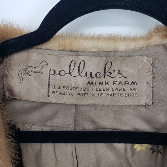 Vintage Brown Fur Cape - Picture 3 of 8